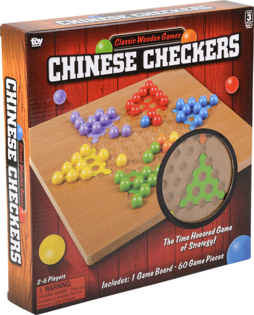 10" Wooden Chinese Checkers