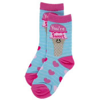 VALENTINE SOCKS GIRL 5-9