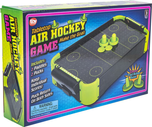 Neon Tabletop Air Hockey Game 20"x12.25"