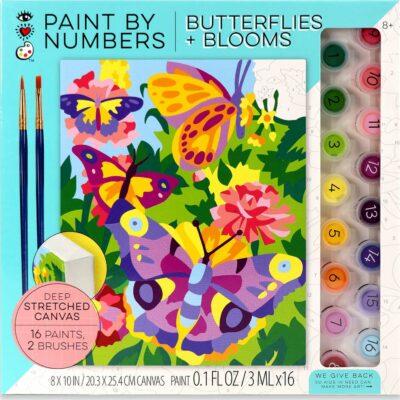 iHeartArt Paint By Numbers - Butterflies + Blooms