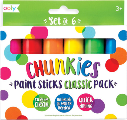 Chunkies Paint Sticks Classic Pack Set Of 6
