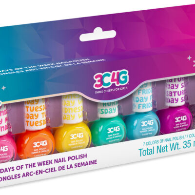 Rainbow Bright Nail Polish Days of the Week (7 Pack)