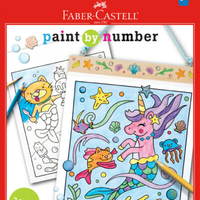 Paint by Numbers Mermaid Pets Wall Art