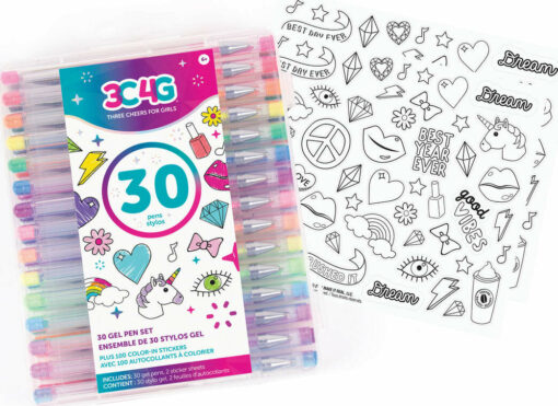 Gel Pens 30-Piece Set