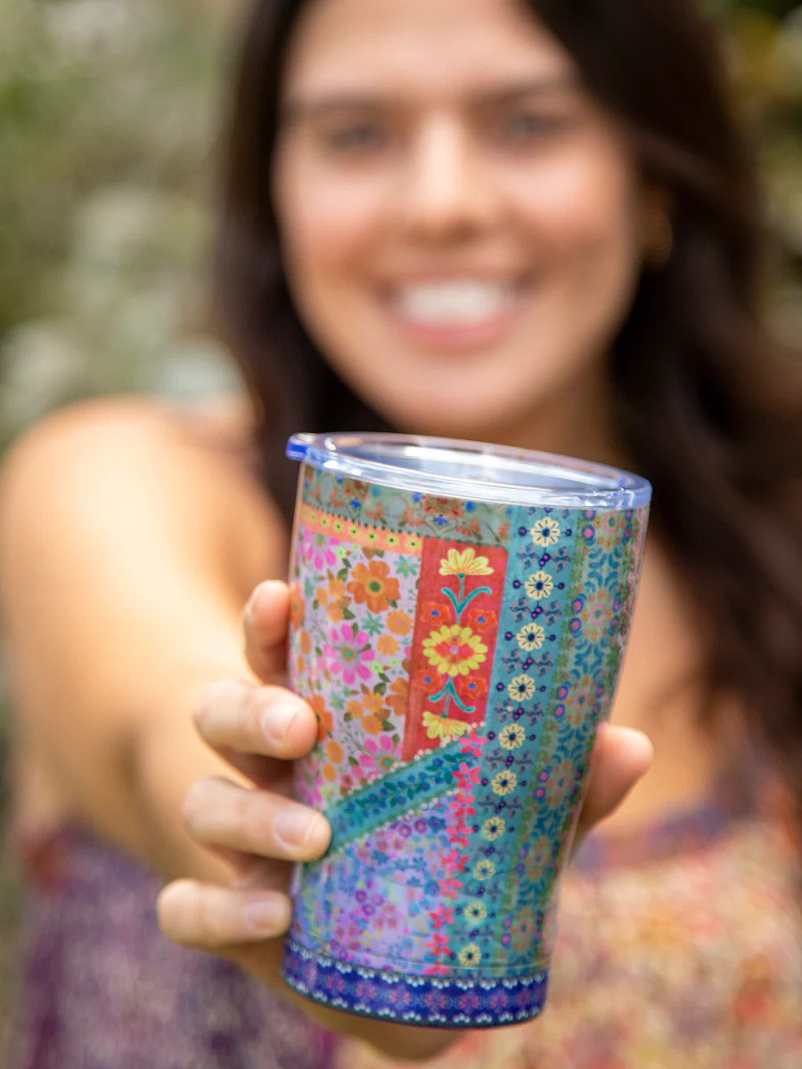 12 OZ PATCHWORK TUMBLER