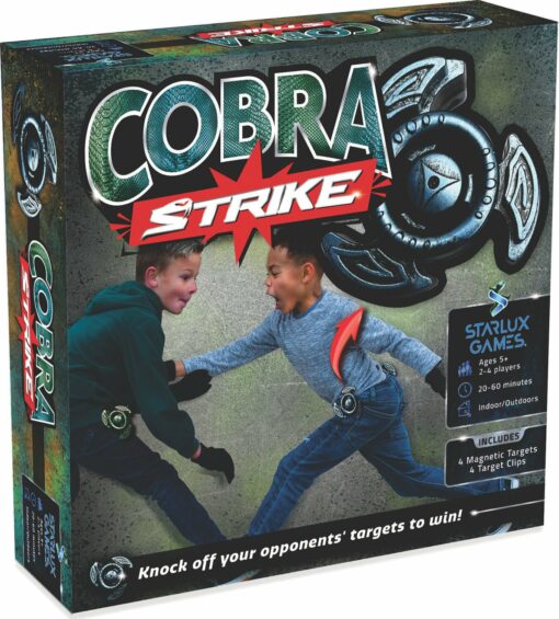 Cobra Strike: Aim for the Target, Defend Your Own! | Agility Toys for Boys Ages 5+, 2-4+ Players | Exciting Alternative to Kids Boxing Set, Punching Bag for Kids, Ninja Toys | Indoor and Outdoor Play