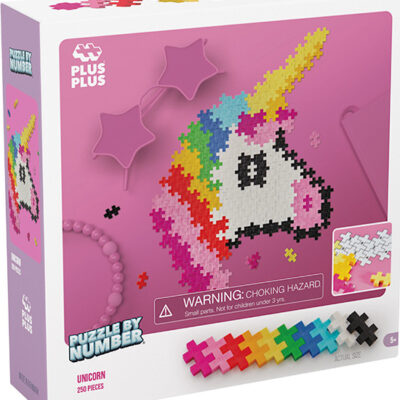 Plus-Plus Puzzle By Number - 250 pc Unicorn