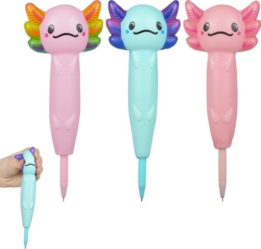 8.25" Squish Axolotl Pen (assortment - sold individually)