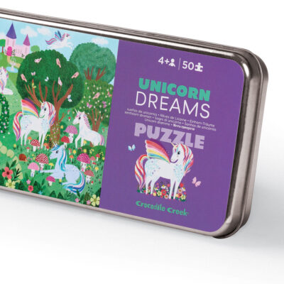 50-pc Tin Puzzle - Unicorn Dreams