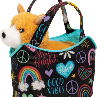 Good Vibes Sassy Sak w/Corgi