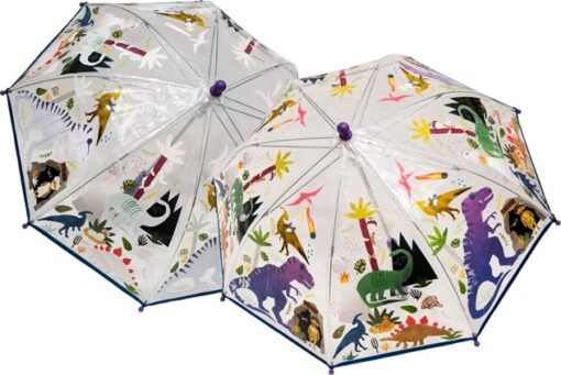Umbrella - Dino Transparent (Colour Changing)