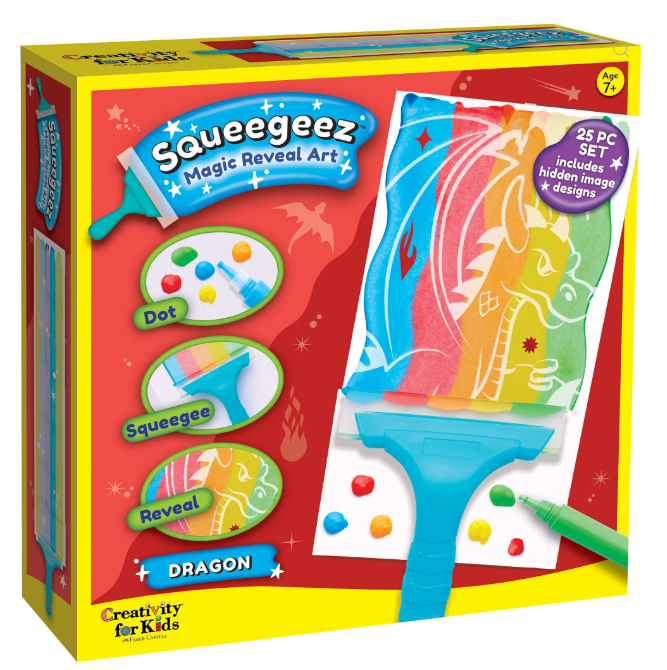SQUEEGEE ART DRAGON MAGIC REVEAL