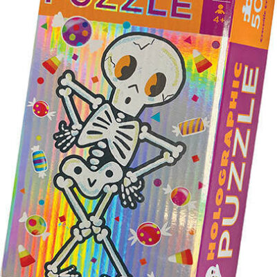 50-Piece Holographic Puzzle - Skeleton