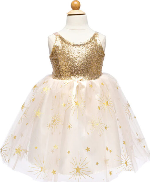 Golden Glam Party Dress (Size 7-8)