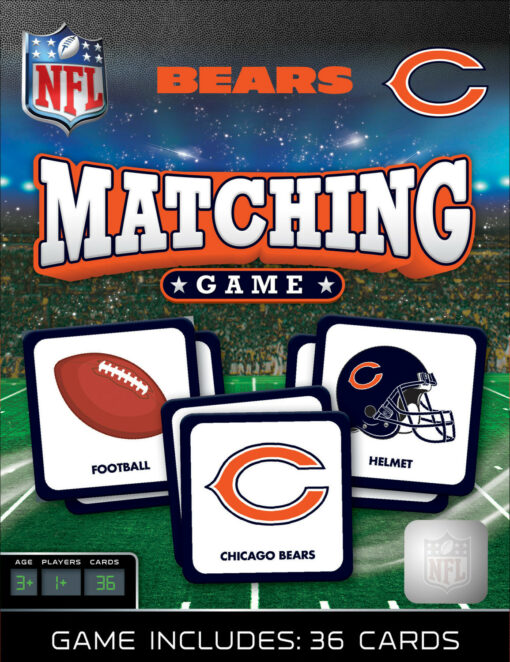 Chicago Bears NFL Matching Game