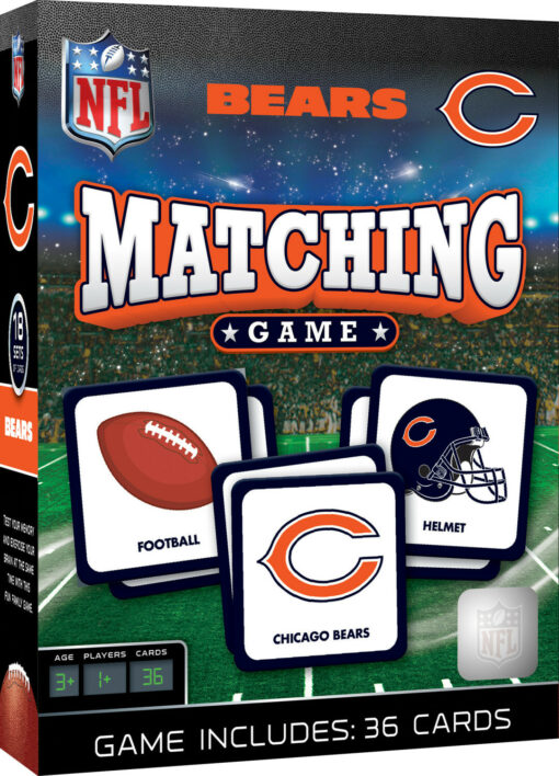 Chicago Bears NFL Matching Game