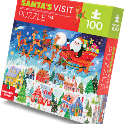 Santa's Visit 100 Piece Puzzle
