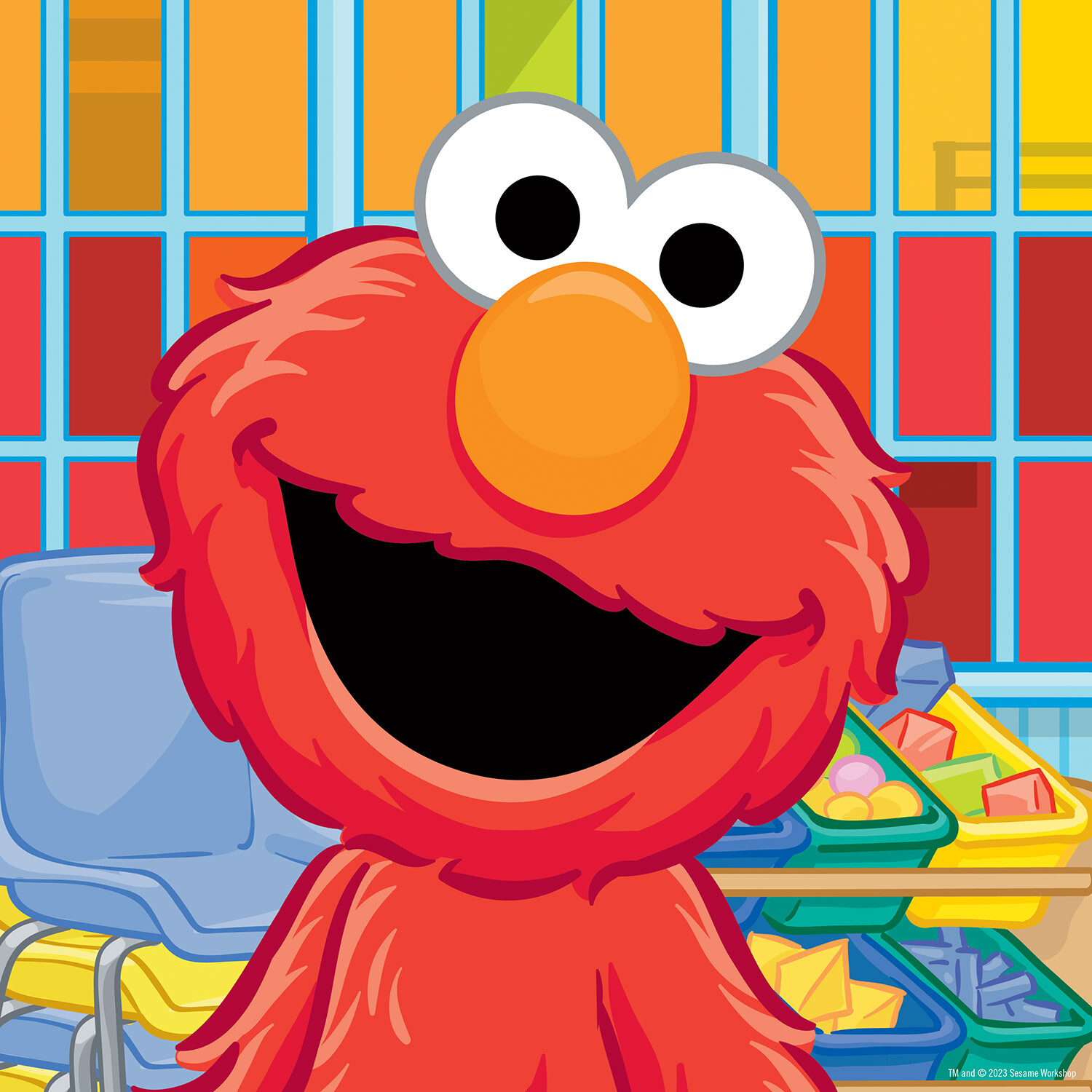 Sesame Street - Elmo 25 Piece Square Puzzle
