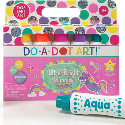 Do A Dot Art! Marker Tutti Frutti Shimmer Markers, 5-Pack, The Original Dot Marker