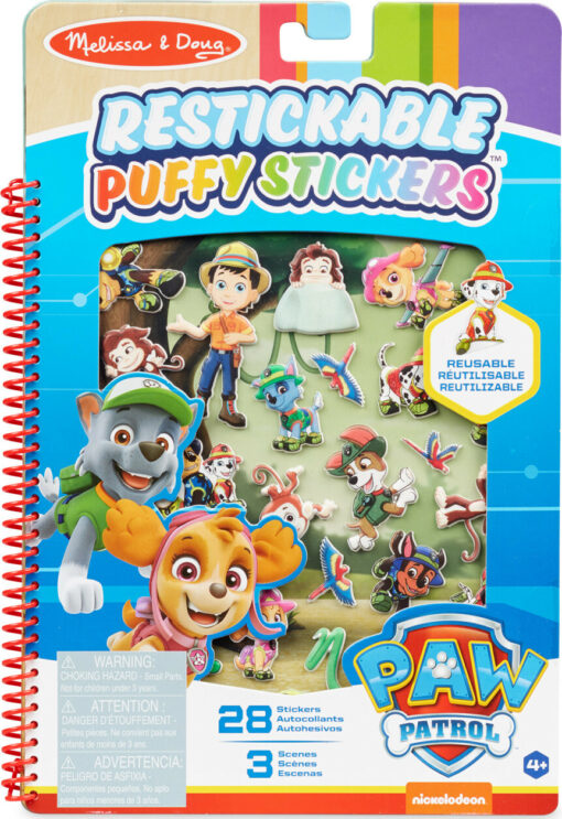 Paw Patrol Puffy Sticker Pad - Jungle