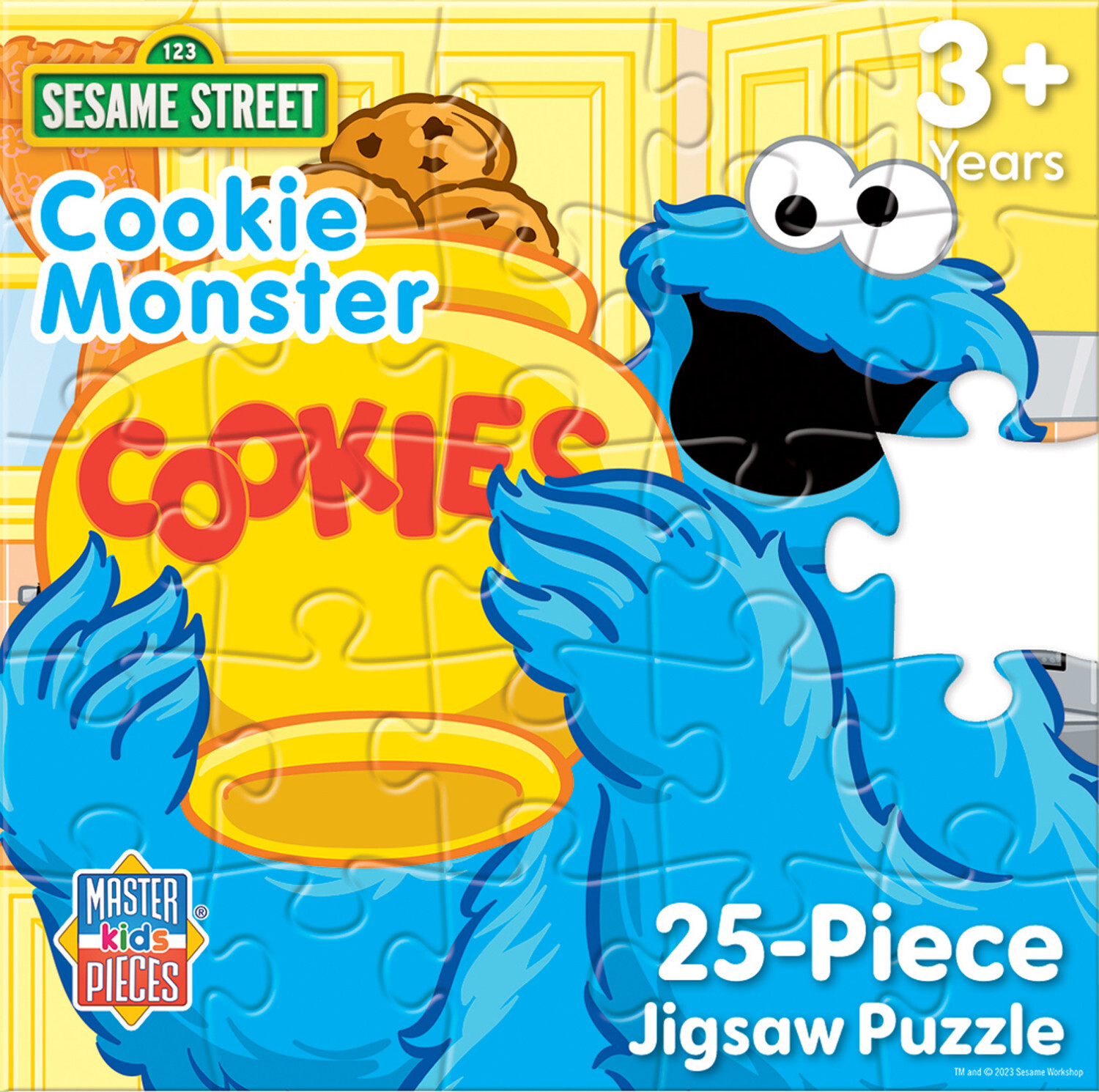 Sesame Street - Cookie Monster 25 Piece Square Puzzle