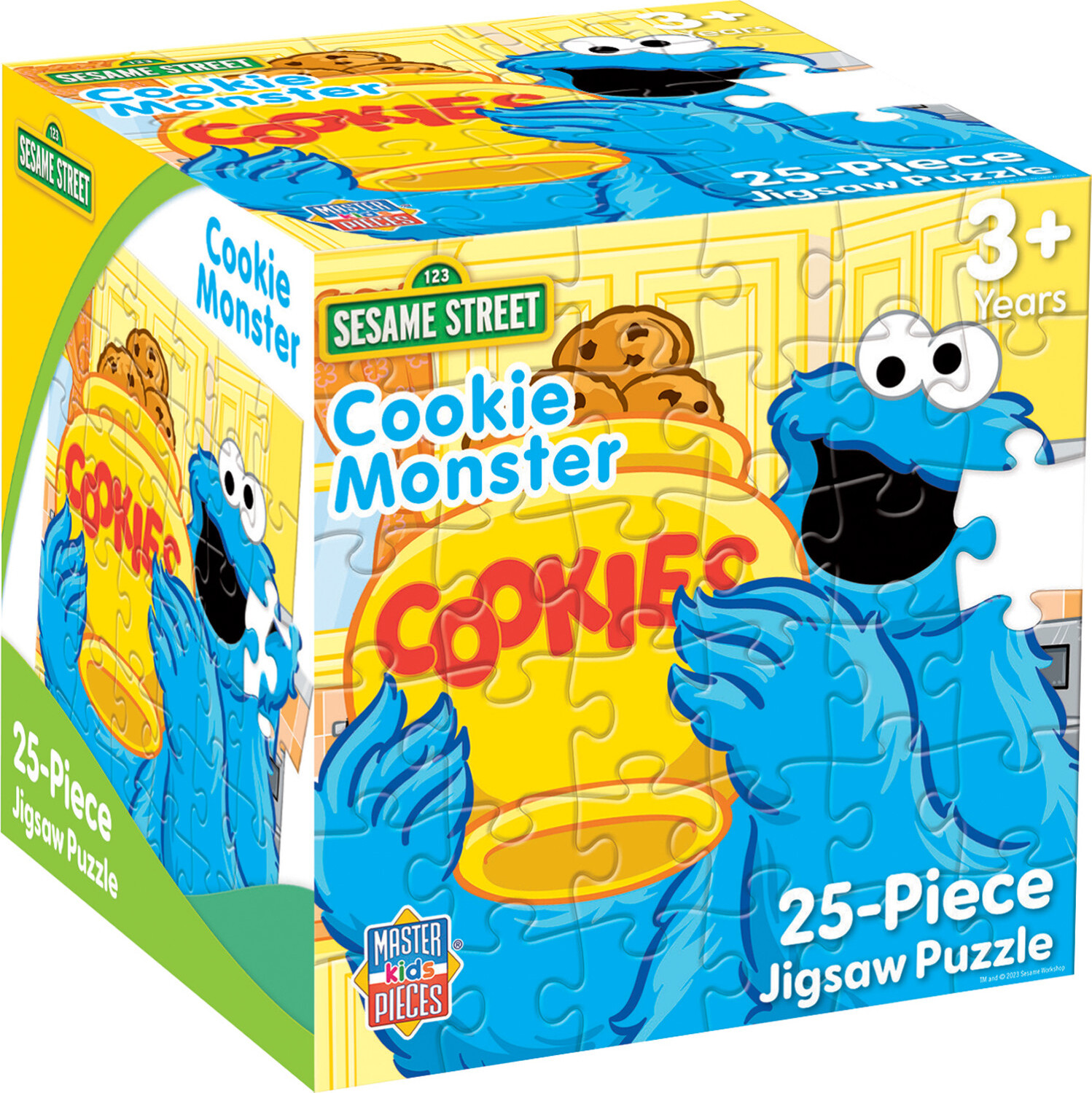 Sesame Street - Cookie Monster 25 Piece Square Puzzle
