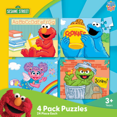 Sesame Street - 4 Pack 24 Piece Puzzles