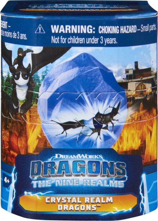 Dreamworks Dragons: The Nine Realms - Crystal Realm Dragons - Mystery 1-Inch Mini Dragon Figures