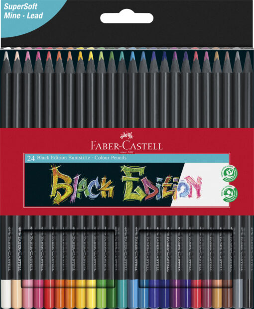 24ct Black Edition Colored Pencils