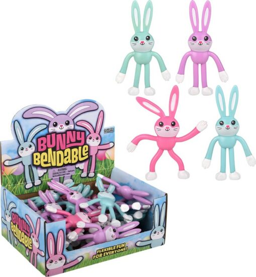 Bendable Easter Bunnies 5"