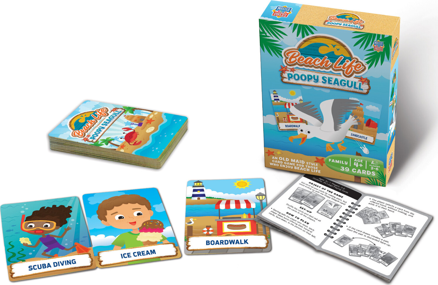 Beach Life - Poopy Seagull Card Game
