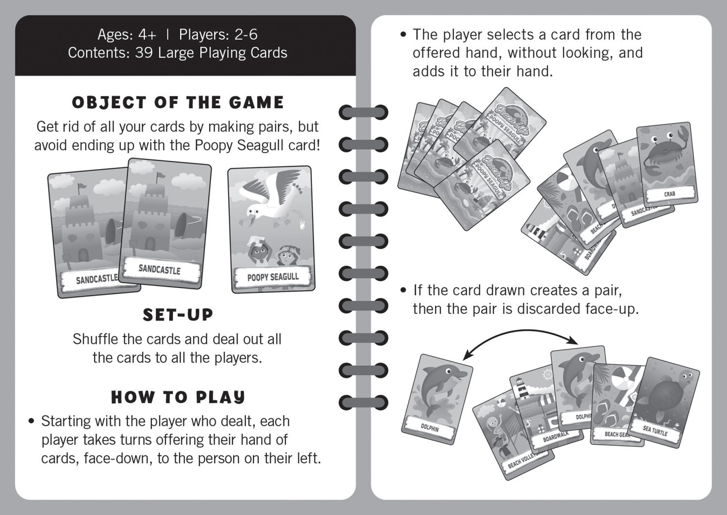 Beach Life - Poopy Seagull Card Game