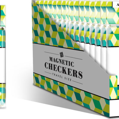 Magnetic Checkers Travel Game