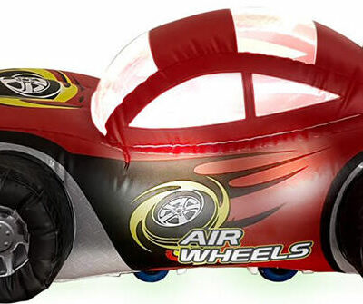 Turbo Twister Air Wheels - Inflatable RC Car - Red