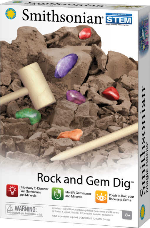 Smithsonian Rock and Gem Dig Value Set