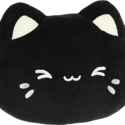 Tasty Peach® - Meowchi Face Plush - 10" Black Sesame