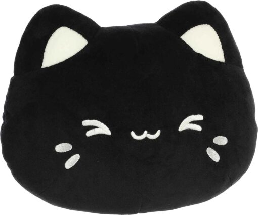 Tasty Peach® - Meowchi Face Plush - 10" Black Sesame