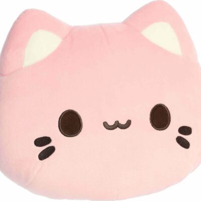 Tasty Peach® - Meowchi Face Plush - 10" Strawberry