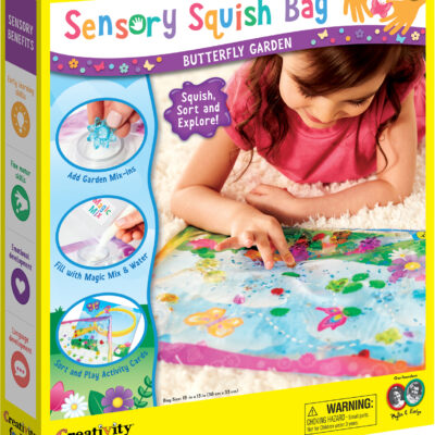 Sensory Squish Bag Butterfly Garden CS/6