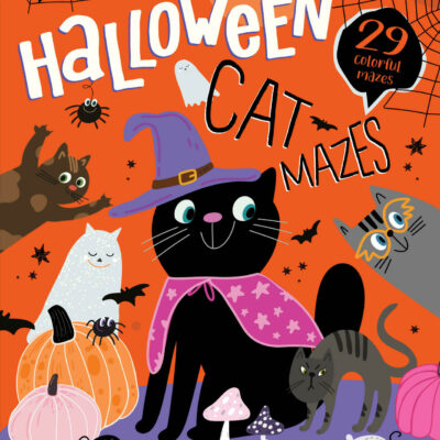 Halloween Cat Mazes: 29 Colorful Mazes