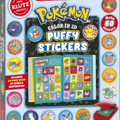 Pokemon Color-In 3D Puffy Stickers