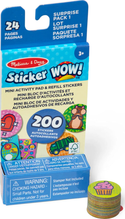 Sticker WOW!® Mini Activity Pad and Refill Stickers - Surprise Pack 1