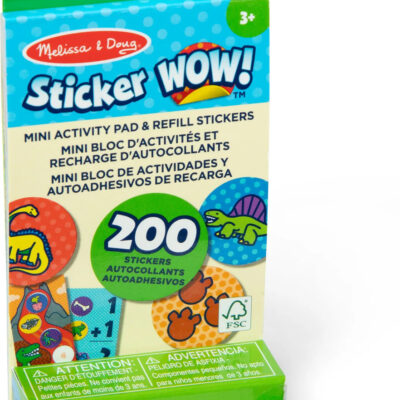 Sticker WOW! Mini Activity Pad and Refill Stickers - Dinosaur