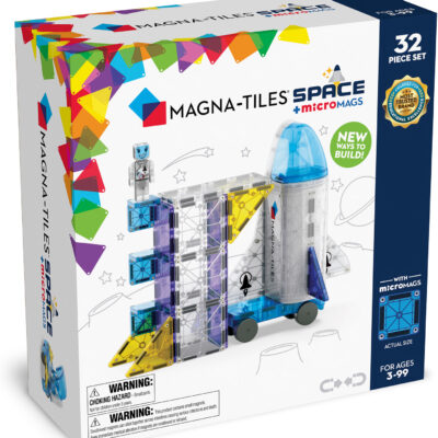 Magna-Tiles Space + MicroMAGS 32 Piece Set