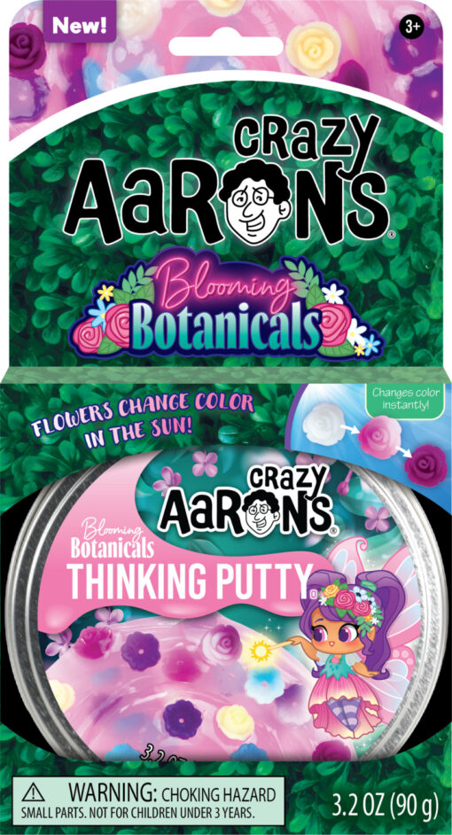 Blooming Botanicals - Full Size 4" Thinking Putty Tin