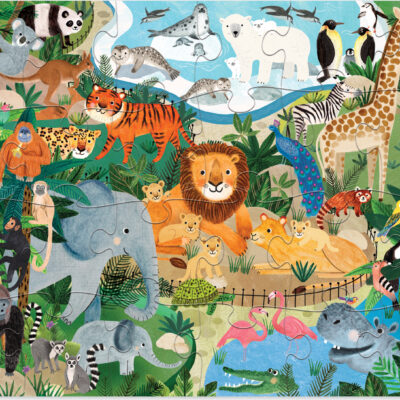 24 Pc Puzzle - Zoo