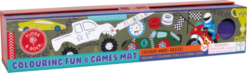 Cars Coloring Fun and Games Mat