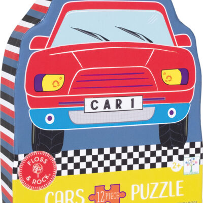 Cars 12pc Shaped Jigsaw with Shaped Box