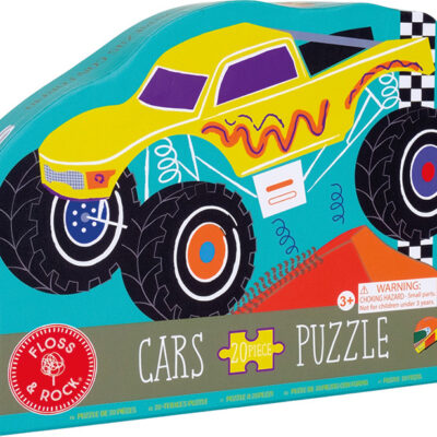 Cars 20pc "Monster Truck" Shaped Jigsaw with Shaped Box