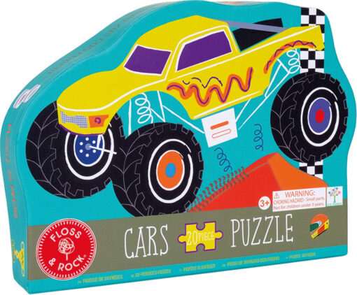 Cars 20pc "Monster Truck" Shaped Jigsaw with Shaped Box